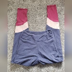 Anthropologie | Saturday Sunday | Colorblock Full Length Leggings